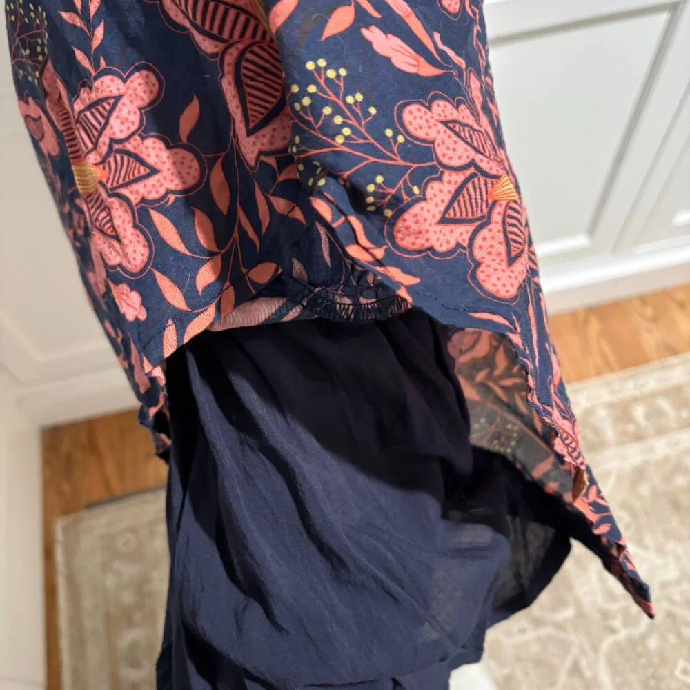 Women's - Trovata - Floral Ruffle Midi Dress - Birds of Paradis Kristi - Picture 11 of 14